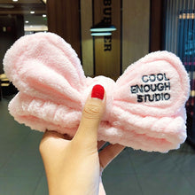 Load image into Gallery viewer, Wash Face Hair Holder Hairbands Coral Fleece
