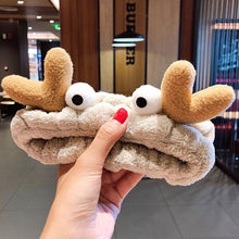 Load image into Gallery viewer, Wash Face Hair Holder Hairbands Coral Fleece

