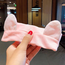 Load image into Gallery viewer, Wash Face Hair Holder Hairbands Coral Fleece
