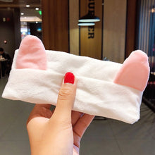 Load image into Gallery viewer, Wash Face Hair Holder Hairbands Coral Fleece
