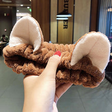Load image into Gallery viewer, Wash Face Hair Holder Hairbands Coral Fleece
