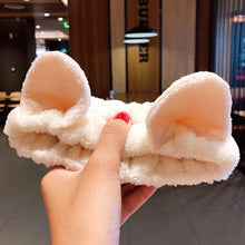 Load image into Gallery viewer, Wash Face Hair Holder Hairbands Coral Fleece
