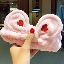 Load image into Gallery viewer, Wash Face Hair Holder Hairbands Coral Fleece
