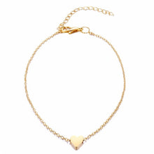 Load image into Gallery viewer, Vienkim Women 2019 Women Anklets Simple Heart Barefoot Crochet Sandals Foot Jewelry Two Layer Foot Legs Bracelet Anklets

