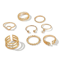 Load image into Gallery viewer, Tocona Bohemian Geometric Rings Sets
