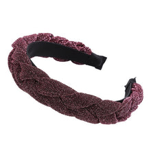 Load image into Gallery viewer, MOLANS Hair Accessories Wide Shiny Weaving Hairbands Braided
