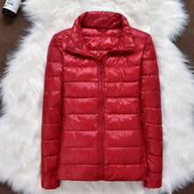 Load image into Gallery viewer, Women Ultralight Thin White Duck Down Hooded Jackets
