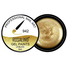 Load image into Gallery viewer, ROSALIND Gel Nail Polish Glitter Paint Hybrid Varnishes Shiny Top Base Coat For Nails Set Semi Permanent For Manicure Nail Art
