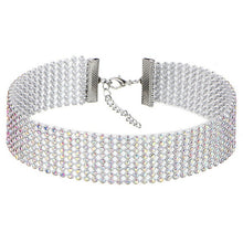 Load image into Gallery viewer, NEW Crystal Rhinestone Choker Necklace Women
