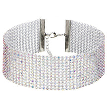 Load image into Gallery viewer, NEW Crystal Rhinestone Choker Necklace Women
