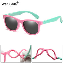 Load image into Gallery viewer, WarBlade New Kids Polarized Sunglasses TR90 Boys Girls Sun Glasses Silicone Safety  Glasses Gift For Children Baby UV400 Eyewear
