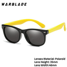 Load image into Gallery viewer, WarBlade New Kids Polarized Sunglasses TR90 Boys Girls Sun Glasses Silicone Safety  Glasses Gift For Children Baby UV400 Eyewear
