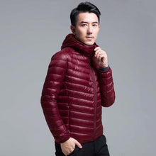 Load image into Gallery viewer, Men's All-Season Ultra Lightweight Packable Down Jacket Water and Wind-Resistant Breathable Coat Big Size Men Hoodies Jackets
