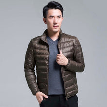 Load image into Gallery viewer, Men's All-Season Ultra Lightweight Packable Down Jacket Water and Wind-Resistant Breathable Coat Big Size Men Hoodies Jackets
