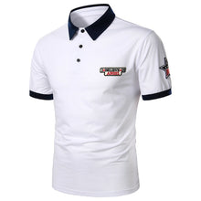 Load image into Gallery viewer, Men Polo Men Shirt Short Sleeve Polo Shirt Contrast Color Summer Streetwear
