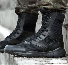 Load image into Gallery viewer, 35 48 Size Men Women Ultrallight Outdoor Climbing Shoes Tactical Training Army Boots Summer Breathable Mesh Hiking Desert Boot
