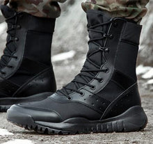 Load image into Gallery viewer, 35 48 Size Men Women Ultrallight Outdoor Climbing Shoes Tactical Training Army Boots Summer Breathable Mesh Hiking Desert Boot
