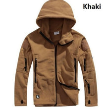 Load image into Gallery viewer, Men Winter Thermal Fleece US Military Tactical Jacket Outdoors Sports Hooded Coat Hiking Hunting Combat Camping Army Soft Shell
