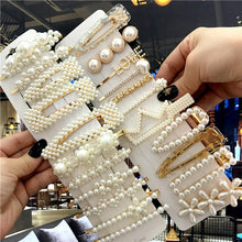 Load image into Gallery viewer, Handmade Pearls Hair Clips for Women Fashion
