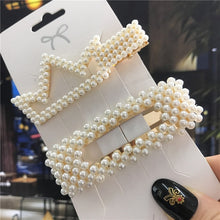 Load image into Gallery viewer, Handmade Pearls Hair Clips for Women Fashion
