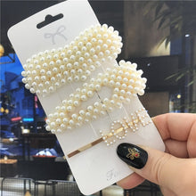 Load image into Gallery viewer, Handmade Pearls Hair Clips for Women Fashion
