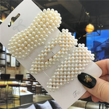 Load image into Gallery viewer, Handmade Pearls Hair Clips for Women Fashion
