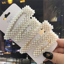 Load image into Gallery viewer, Handmade Pearls Hair Clips for Women Fashion
