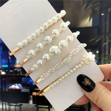 Load image into Gallery viewer, Handmade Pearls Hair Clips for Women Fashion
