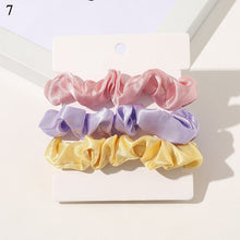 Load image into Gallery viewer, Scrunchies Hair Ring Candy Color Ties
