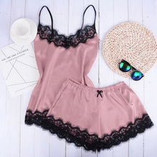 Load image into Gallery viewer, Sexy Lace Leopard Print Pajamas
