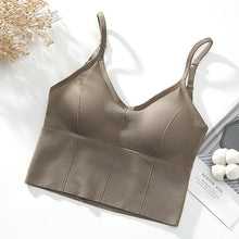 Load image into Gallery viewer, U-shaped Back Bra Tube Top Daisy Pattern Sexy Lingerie

