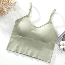 Load image into Gallery viewer, U-shaped Back Bra Tube Top Daisy Pattern Sexy Lingerie
