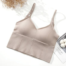 Load image into Gallery viewer, U-shaped Back Bra Tube Top Daisy Pattern Sexy Lingerie
