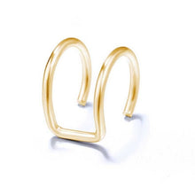 Load image into Gallery viewer, Fashion Gold Leaf Clip Earring For Women Without Piercing
