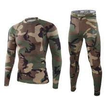 Load image into Gallery viewer, Top quality new thermal underwear men fleece sweat quick drying
