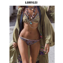 Load image into Gallery viewer, Embroidery Kaftan Tunic Cover up Swimsuit
