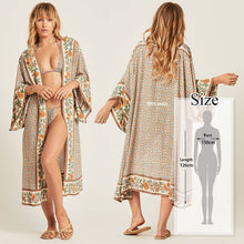 Load image into Gallery viewer, Embroidery Kaftan Tunic Cover up Swimsuit
