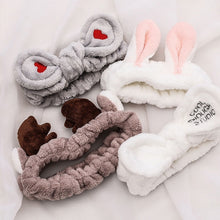 Load image into Gallery viewer, Wash Face Hair Holder Hairbands Coral Fleece
