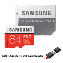 Load image into Gallery viewer, SAMSUNG EVO+  Micro SD 32G SDHC 80mb/s Grade Class10 Memory Card C10 UHS-I TF/SD Cards Trans Flash SDXC 64GB 128GB for shipping
