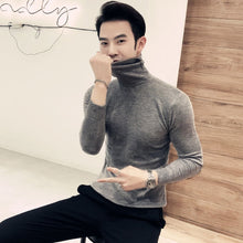 Load image into Gallery viewer, New Men's Black Winter Turtleneck Sweaters
