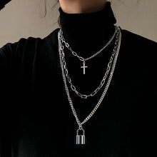 Load image into Gallery viewer, AOMU Fashion Multilayer Hip Hop Long Chain Necklace For Women
