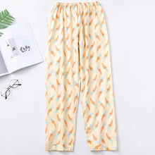 Load image into Gallery viewer, Sleep Bottoms Women Printed Kawaii Summer Cotton Comfortable Breathable Loose Pajama Pants
