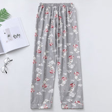 Load image into Gallery viewer, Sleep Bottoms Women Printed Kawaii Summer Cotton Comfortable Breathable Loose Pajama Pants
