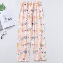 Load image into Gallery viewer, Sleep Bottoms Women Printed Kawaii Summer Cotton Comfortable Breathable Loose Pajama Pants
