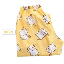 Load image into Gallery viewer, Sleep Bottoms Women Printed Kawaii Summer Cotton Comfortable Breathable Loose Pajama Pants
