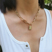 Load image into Gallery viewer, Pearl Bead Chain Choker Necklace
