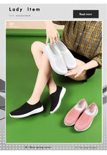 Load image into Gallery viewer, Flat Slip on Platform Sneakers Women
