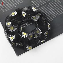 Load image into Gallery viewer, Sweet Embroidery Flowers Mesh Scrunchies Women
