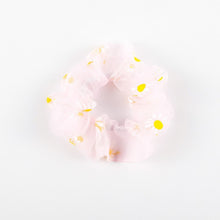 Load image into Gallery viewer, Sweet Embroidery Flowers Mesh Scrunchies Women
