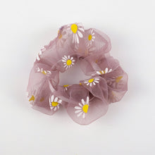 Load image into Gallery viewer, Sweet Embroidery Flowers Mesh Scrunchies Women
